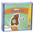 Alfabeto divertido, 50 peças, jogo da memoria,  brinquedos educativos, criativos, Mdf, 5+